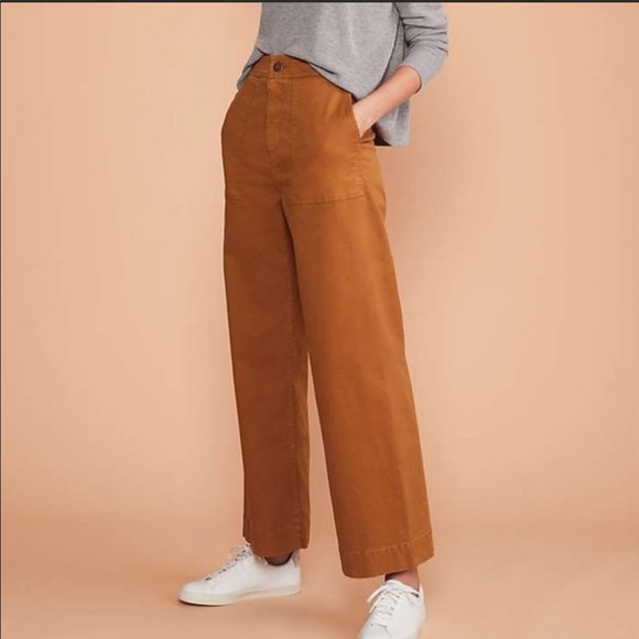 Lou & Grey Pants - Lou & Grey Brushed Twill Wide Leg Pants